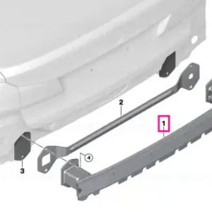 Retur gratuit Carrier, bumper rear CHN BENZIN - BMW