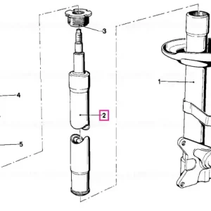 Shock absorber-insert BILSTEIN - BMW Reducere