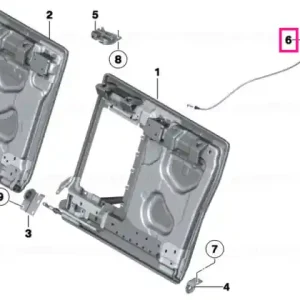 Transport gratuit Bowden cable, unlocking - BMW