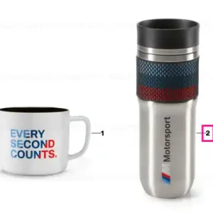 BMW M Motorsport thermos SILVER/BLACK Popular