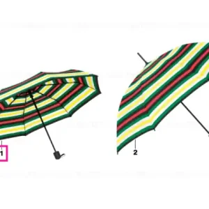 MINI umbrella foldable striped MULTICOL. - BMW - Mini Ieftin