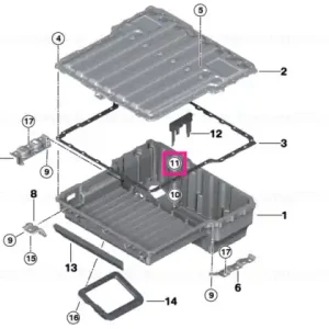 Roseta plastic 10X5.8X1.5-PA6 - BMW - Mini Lichidare de stoc
