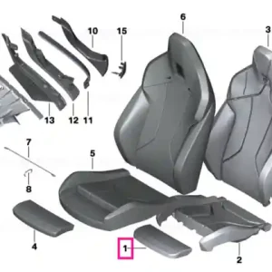Reducere specială Foam part, thigh support - BMW