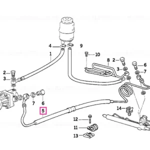 Vezi acum Pressure hose assy - BMW