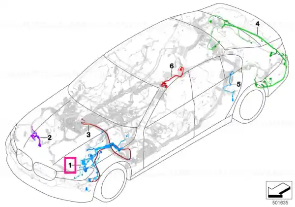Reducere de preț Front left repair wiring set - BMW