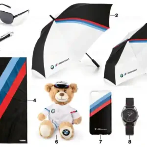BMW M Motorsport pocket umbrella BLACK/WHITE Ieftin