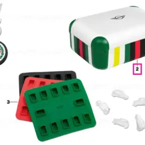 MINI lunch box striped MULTICOL. - BMW - Mini Cumpărături sigure