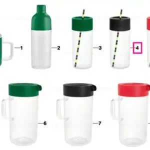 Reduceri MINI ice tea mug colour block BLACK - BMW - Mini