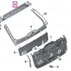 Cumpără acum Ornament geam spate superior BEJ CANBERRABEIGE - BMW