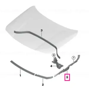 Ultima șansă Etanșare panou lateral superior dreapta - BMW
