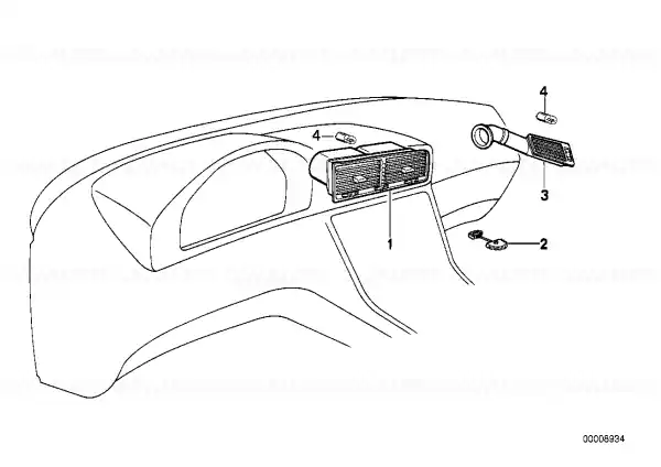 Clip superior - BMW Transport gratuit