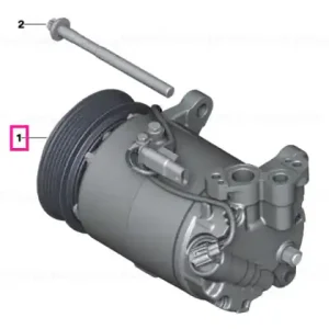 RP AC compressor.w.magnetic coupling R134A/R1234YF - BMW Noutate