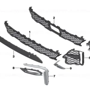 Chilipir Flap, towing eye M - BMW