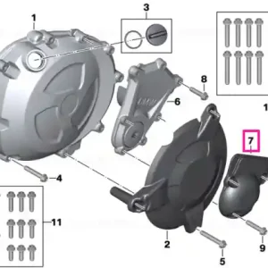 Plată securizată Tampon cădere lanț cronometraj - BMW Motorrad