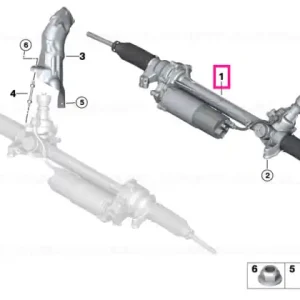 Chilipir Exch. steering box, electr. - BMW