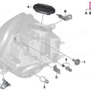 Set, holder, headlight - BMW - Mini Cumpără acum
