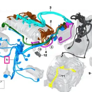 Wrng.harness,motor,sensorsystem,module 1 AWD - BMW Discount