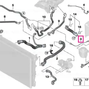Reducere Conduct radiator-rezervor expansiune - BMW