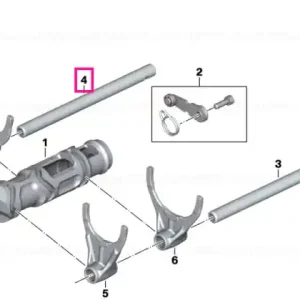 Expediere rapidă Shifting rail 188X14 - BMW Motorrad