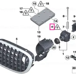 Chilipir Wiring harness, front end - BMW