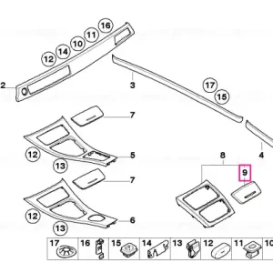 Reduceri Capac cutie piese spate TITAN II - BMW