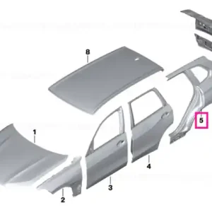 Cumpără acum Right rear side panel - BMW