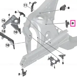 Transport gratuit Holder external ignition base - BMW