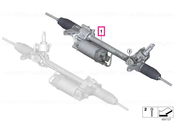 Cumpărături sigure Exch. steering box, electr. - BMW