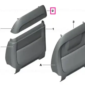 Cel mai bun preț Rear section, Comfort seat, upper INDIVIDUAL - BMW