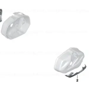 Tampon alunecare negru dreapta HP - BMW Motorrad Livrare gratuită
