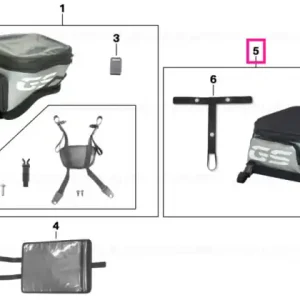Livrare rapidă Pocket for rear seat - BMW Motorrad