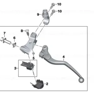 Clutch control assembly - BMW Motorrad Ofertă