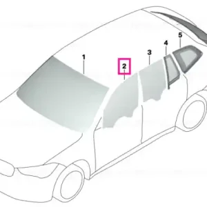 Side window, door, left front VSG - BMW Cumpără acum