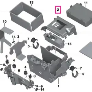 Battery tray, upper section - BMW Motorrad Preț promoțional