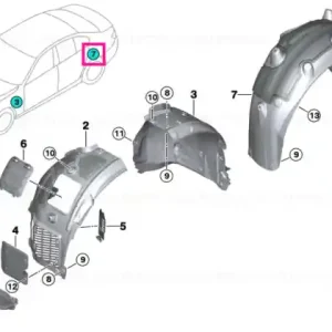 Capac nișă roată spate dreapta - BMW Vezi acum