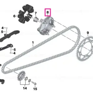 Sprocket-wheel carrier - BMW Motorrad Livrare rapidă