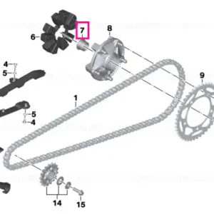 Bestseller Spacer, inner - BMW Motorrad
