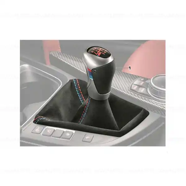 Schimbator Alcantara "BMW M Performance" - BMW F20, F20N, F21, F21N, F22, F22N, F23, F23N Discount