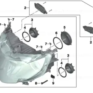 Retur gratuit Active xenon headlight - BMW Motorrad