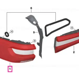 Tail light "LED" right side panel - BMW Discount