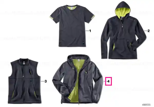 Reducere extra BMW Active jacket men's BLUE, XL