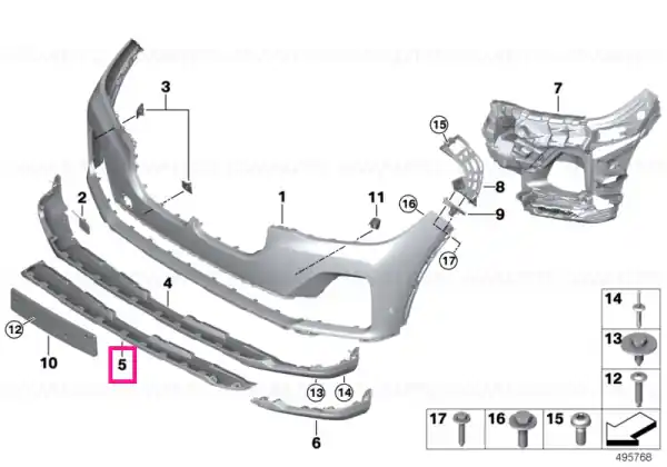Reducere specială Underride protection LUXURY - BMW