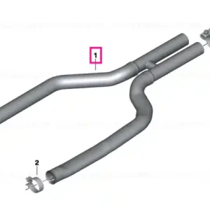 Țeavă intermediară - BMW Plată securizată