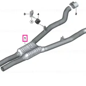 Centre muffler - BMW Noutate