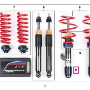 Shock absorber, front left M PERFORMANCE - BMW Bestseller