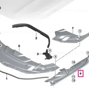 Vezi acum Etanșare panou lateral stânga - BMW