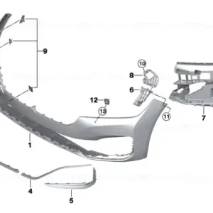Vezi acum Capac clapeta remorcare fata aprimat - BMW