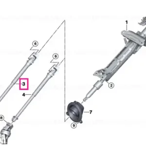 Cel mai vândut Steering spindle bottom w/double joint - BMW