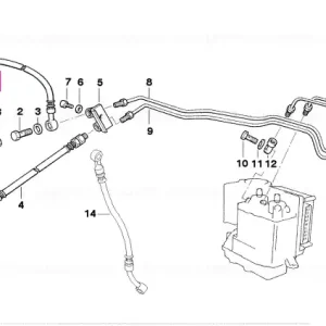Reduceri Brake hose ABS - BMW Motorrad