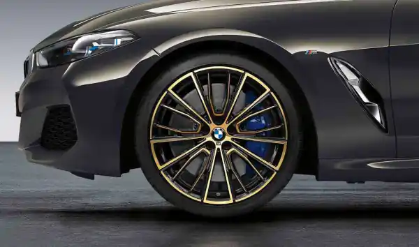 Cumpără online Janta din aliaj usor - M Performance Multi Spoke 732M - Bicolor Negru/Auriu (Night Gold/Bright Turned) - 9Jx20 ET:41 - BMW Seria 8 G14 G15 G16